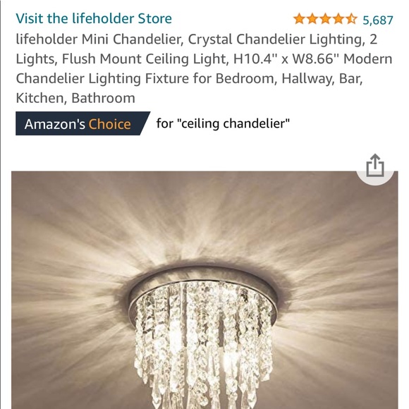Life holder Ceiling Chandelier - Picture 2 of 2